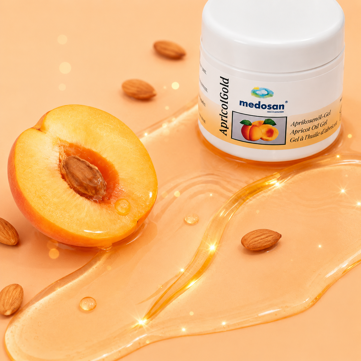 Gel d'huile d'abricot