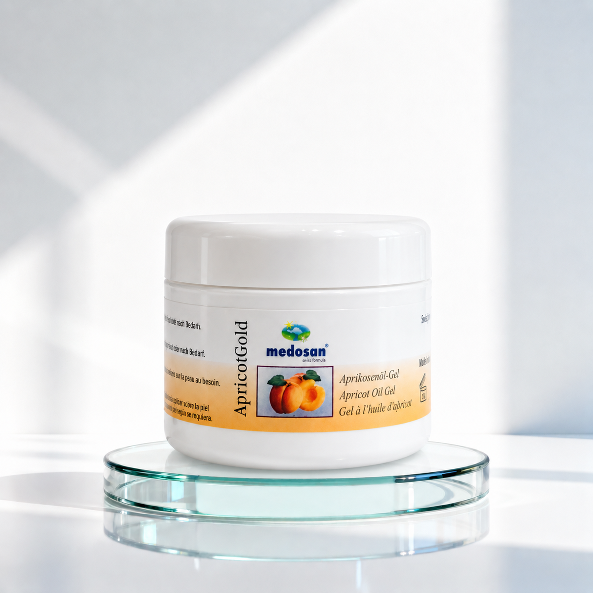 Gel d'huile d'abricot